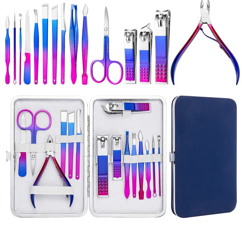 Professional-Grade Stainless Steel Manicure Set - Perfect for Nail Clipping