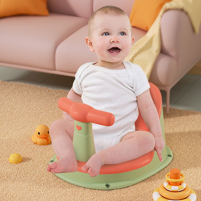 Cute Bath Chair For Kids Child Bath Stool Seat Bath Tub Bracket Anti-skid Bath Stool For Baby Safety