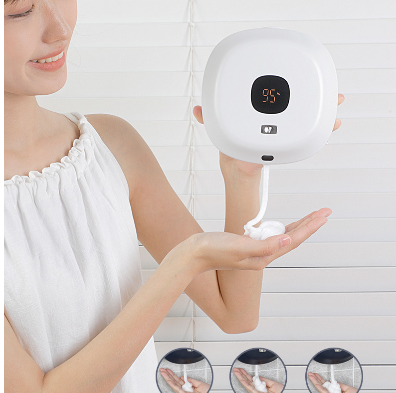 Väggmonterad tvålautomat Smart Sensor Väggmonterad induktionsbubbeltvålmaskin