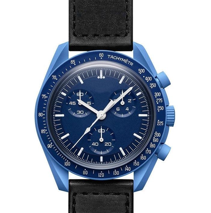 Moon co-branded space moon mission six-hand chronograph quartz watch