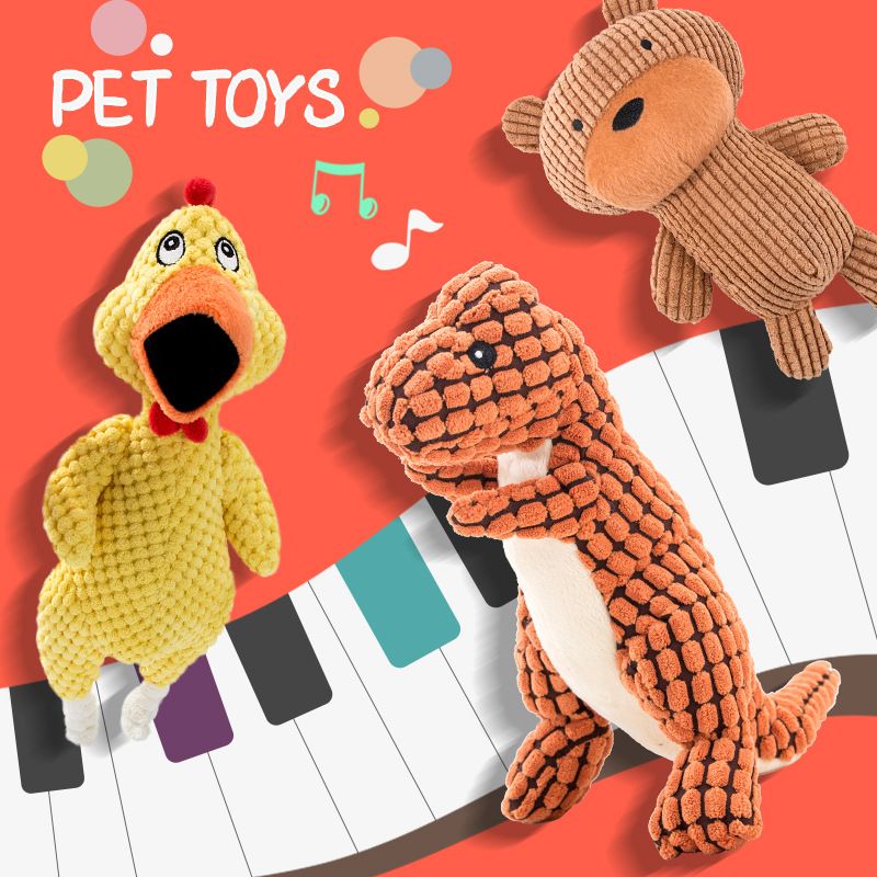 Pet Dog Cat Chew Toys Durable Talking Doll Chew Toys Interactive Squeak Toys Dog Accessories Pet Dog Products