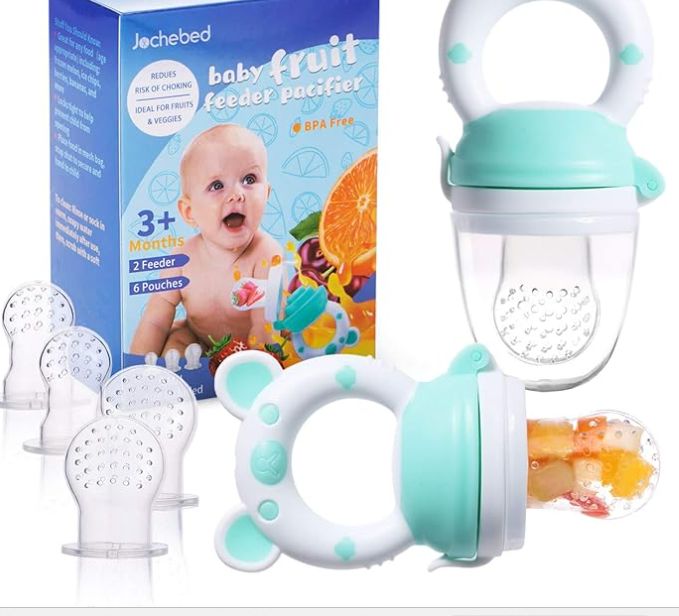 Baby Fruit Food Feeder Pacifier - Soother, Baby Fruit Teething Teether Toy for 3-24 Months, Suitable for Toddlers, Kids and Babies,