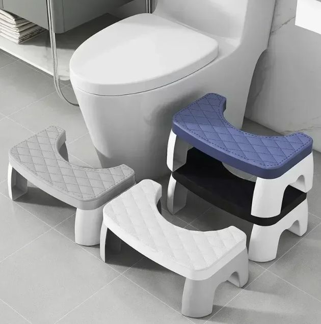 Toilet Squat Stool Removable Non-slip Toilet Seat Stool Portable Squat Stool Home Adult Bathroom Accessories