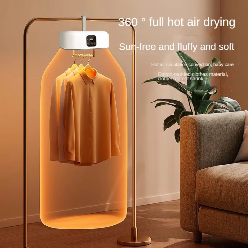 Folding Electric Clothes Dryer Smart Clothes Drying Rack Hanging UV Dryer Portable Travel Warm Air Dryer Home Use 220V
