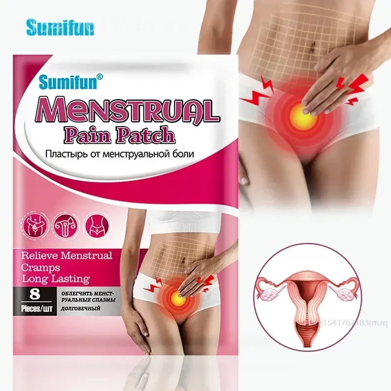 8pc Relieve Menstrual Cramp Abdominal Heating Herbal Patch Warm Palace Patch Heating Uterus Skin External Patch beauty-health
