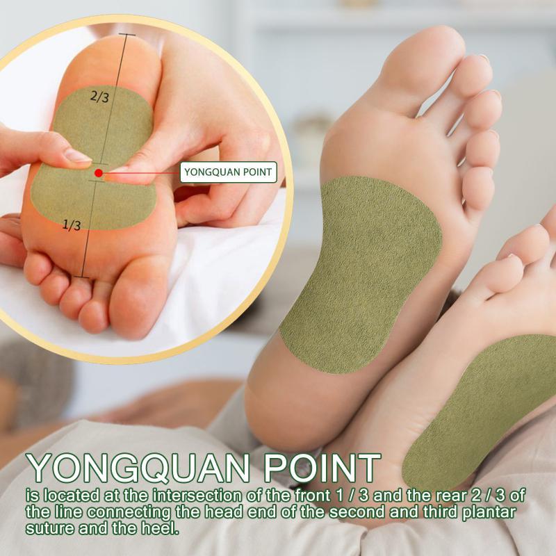 12/24/60Pcs Pain Foot Patch Relieve Fatigue Stress Detoxification Help Sleeping Body Detox Sticker Detoxifying Foot Patch