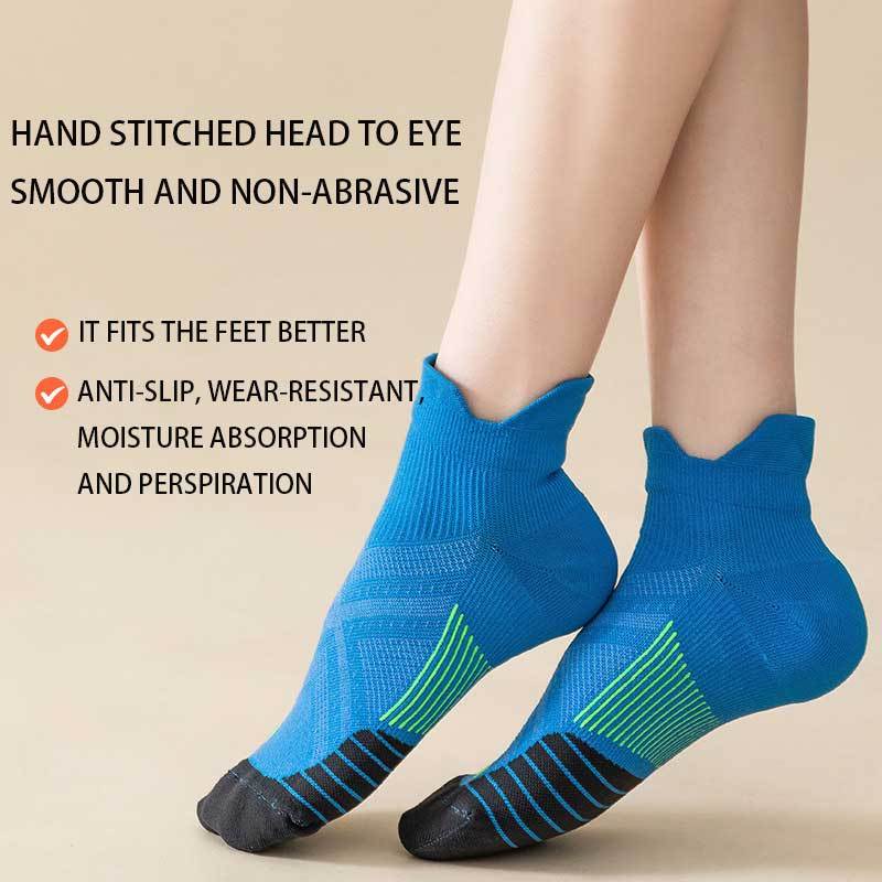 Mexx professional sports socks men's and women's shallow mouth socks fitness running towel bottom anti-slip wear sports boat soc