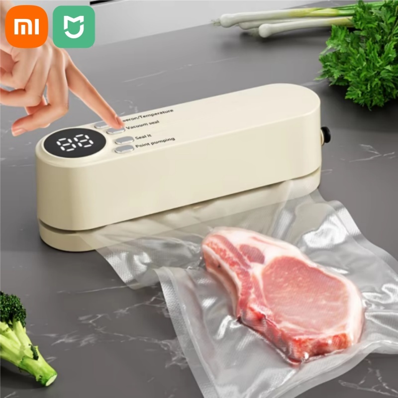 Xiaomi Mijia Wireless Automatic Vacuum Sealing Machine Household Small Portable Food Packaging Laminate Machine Preservation