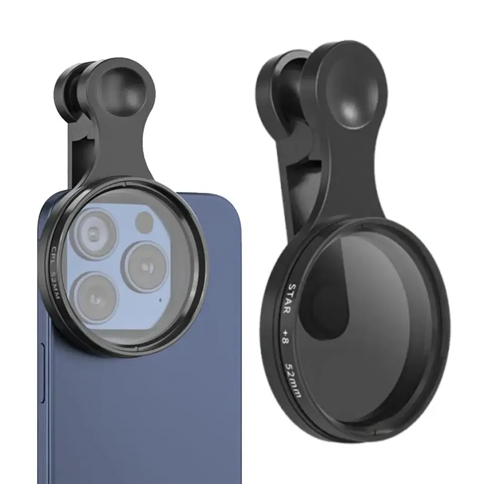 Universal Phone Camera Polarized Lens Rotatable Design Professional Clip Phone Camera Lens Attachment