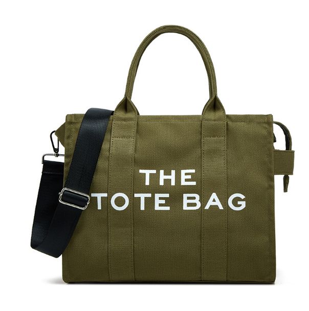 Canvas Handbag Tote Bag Tote Simple Crossbody Large Capacity Bag
