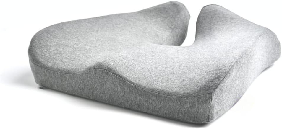 Relieves prolonged sitting in office/home chairs, cars, wheelchairs - Ultra-high density memory foam for hips, coccyx, tailbone