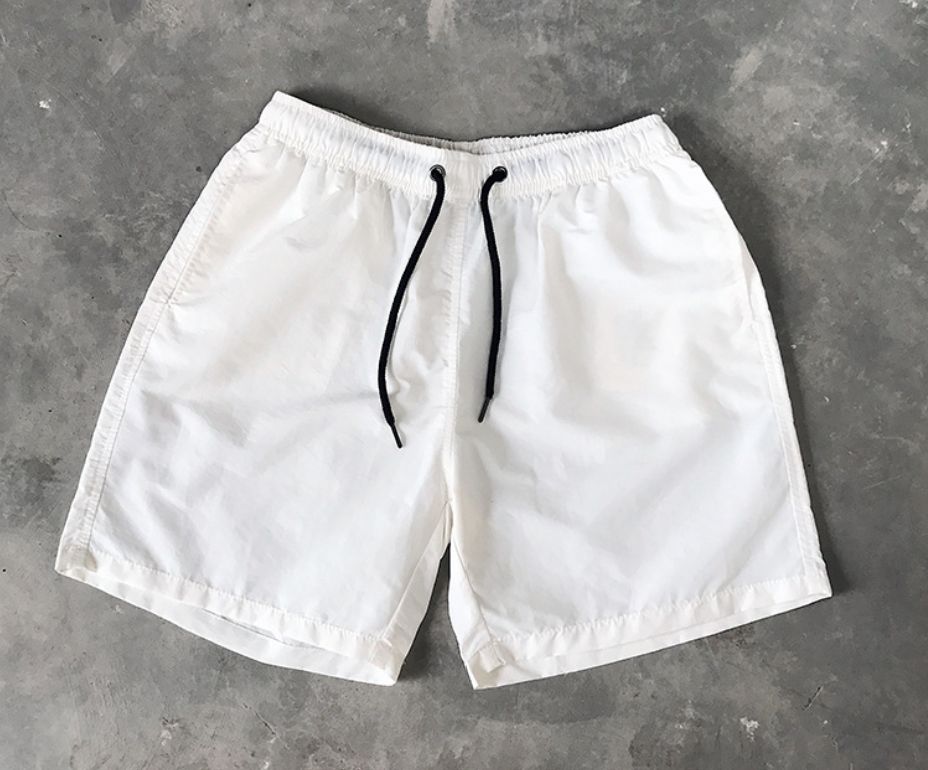 Summer beach shorts elastic swimsuit quick-drying men's swimming shorts with pockets
