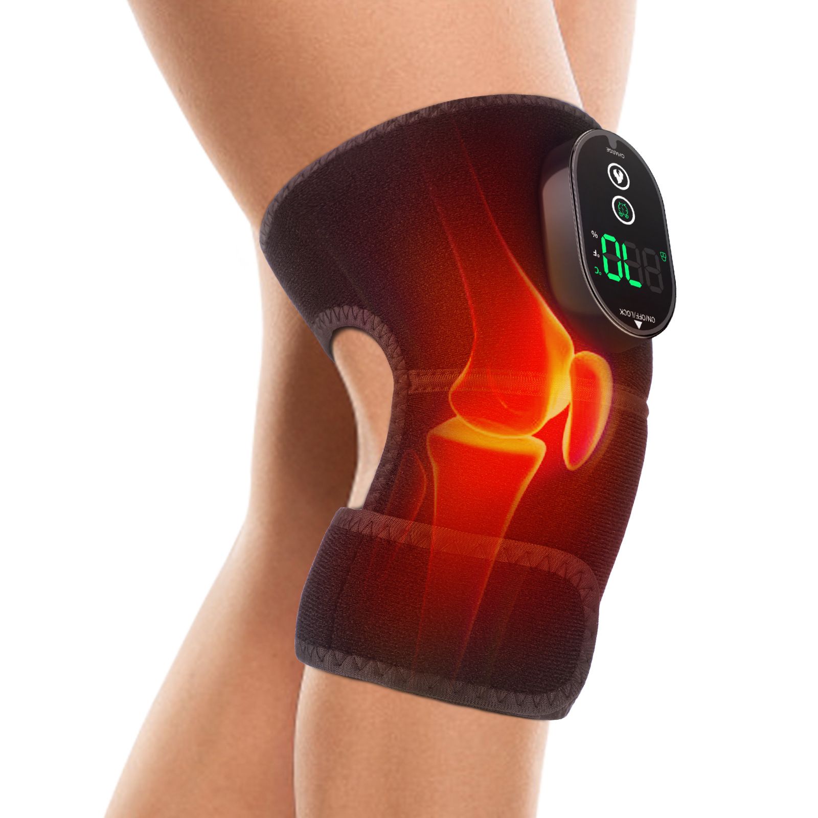 Heating massage shoulder pads