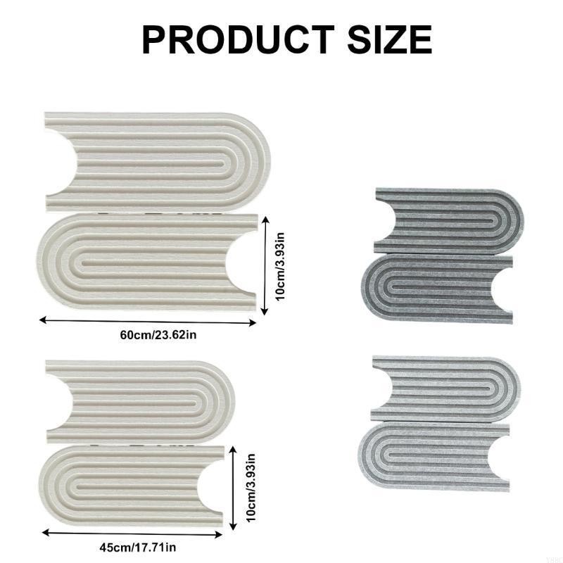 Y88C Faucet Mats For Kitchen Sink Diatomite Fast Drying Stone Sink Tray Absorbent Mats