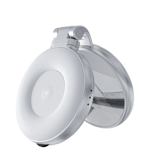 Magsafe Magnetic Fill Lights For iPhone 16 15 Universal Photography Live Broadcast LED Selfie Ring Lamp Retractable Flip Bracket