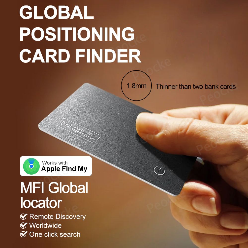 Global locator ultra-thin card anti-lost device itag pet tracking artifact AirtagGPS locator