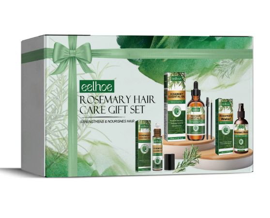 Rosemary Hair Care Nourishes Hair, Makes It Soft, Fluffy, Strong, Moisturizes Hair Roots Hair Care Gift Set