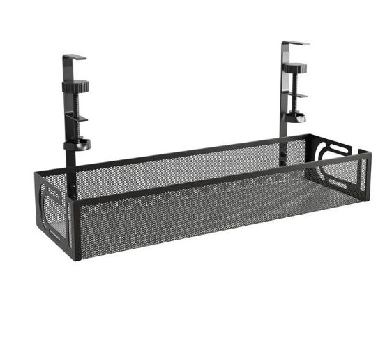 Cable and wire management tray rack under the table storage rack socket storage rack socket cable organizer