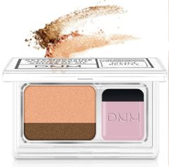 DNM Vegan Lazy Stamp Eyeshadow Dual Color Gradient Eyeshadow with Brush Matte Waterproof Beginner Cross Border Exclusive