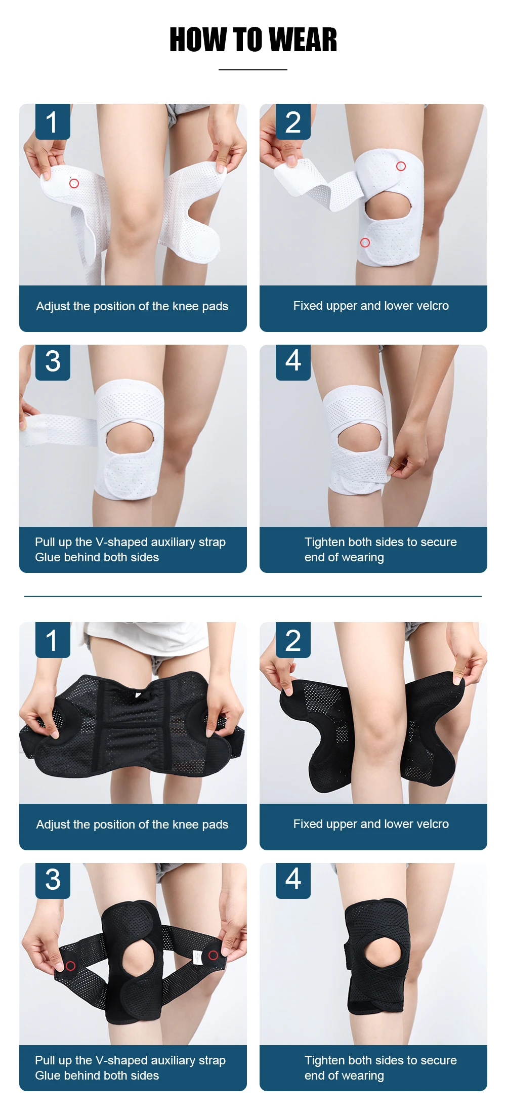 Sports Kneepad Men Women Pressurized Elastic Knee Pads Arthritis Joints Protector Fitness Gear Volleyball Brace Protector