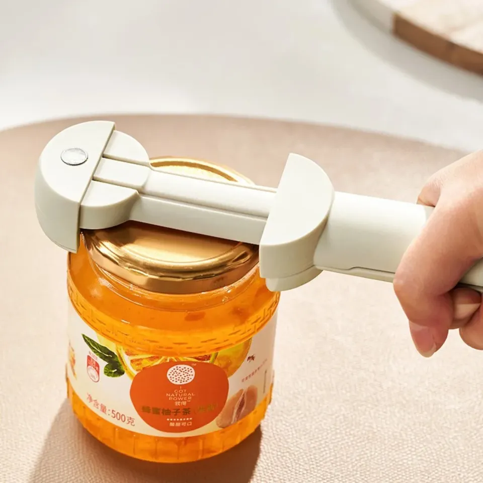 Retractable Multifunctional Bottle Opener Stainless Steel Lid Opener Diam 2.5-9.5cm Adjustable WineBeer Can Opener Kitchen Tools