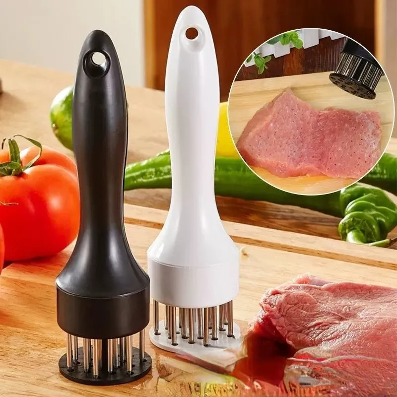 Kitchen Stainless Steel Steak Hammer Loosening Needle Meat Tenderizer Punching and Breaking Device Pork Spike Needle