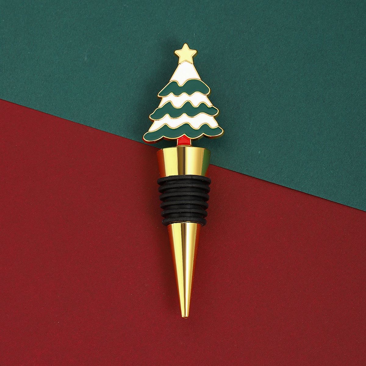 Dekorativ vinförslutare till jul