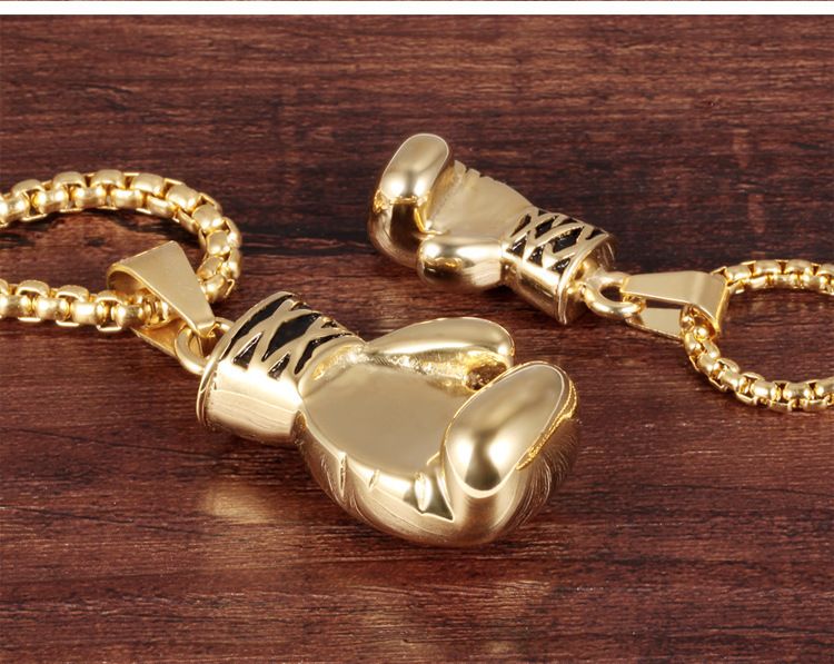 Punk Titanium Steel Fist Pendant