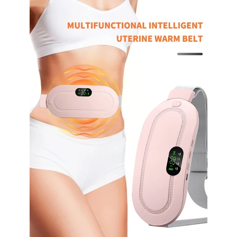 Portable Electric Waist Massager USB Rechargeable Warm Waist Belt Device