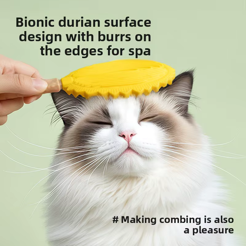 Home Outdoor Pet Durian Massage Comb Cat Hair Removal Floating Cat Hair Cleaner Brushing Comb