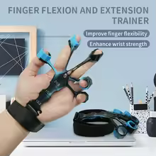 Hand Grip Strengthener Physical Tools Guitar Finger Trainer Training and Exercise Gym Arthritis Grip Trainer Hand Expander Grips