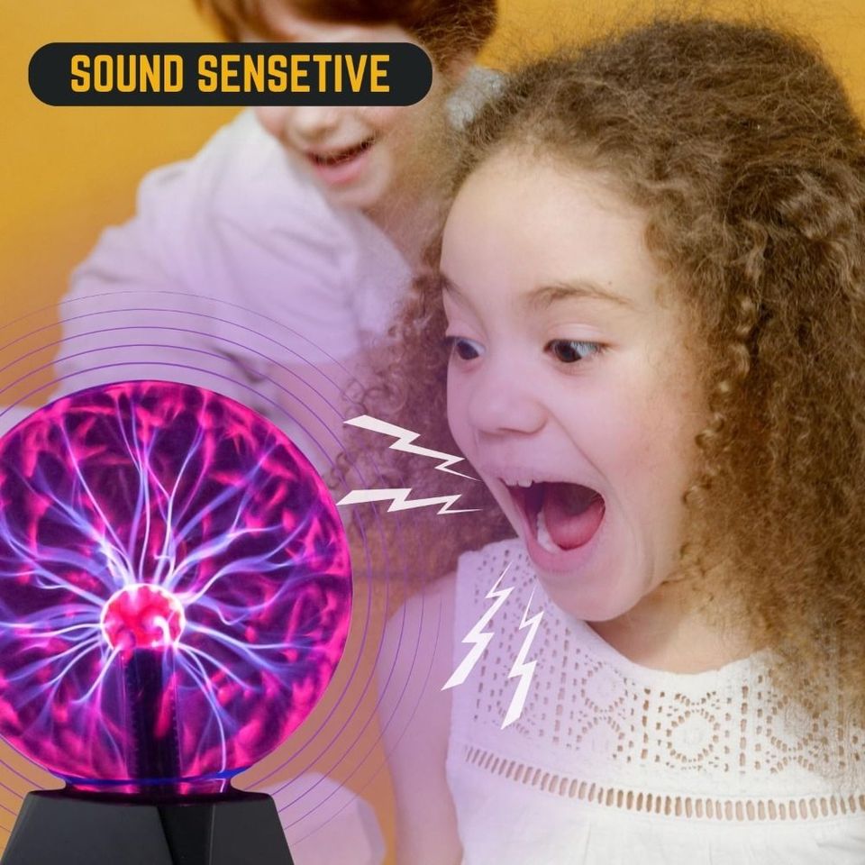 Plasma boll som reagerar på beröring