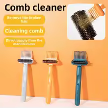 2In1 Comb Cleaning Brush Hairbrush Cleaner Comb Embedded Tool Mini Hair Dirt Remover For Removing Hair Dust Home Salon Use