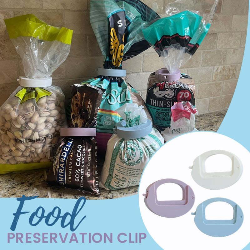 Portable Freshness Clips for Kitchen Storage, Moisture-Proof Snack Bag Sealing Clips