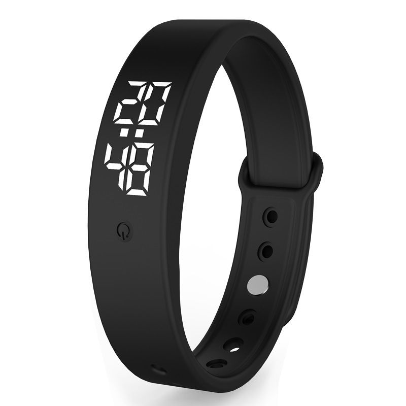 Waterproof Korean-style trendy smartwatch for students with charging vibration alerts, silent alarm and temperature measurement