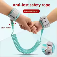 Child Safety Leash Anti Lost Wrist Link Child Safety Harness with Locking Feature Outdoor Walking Hand Belt Kid Strap Rope