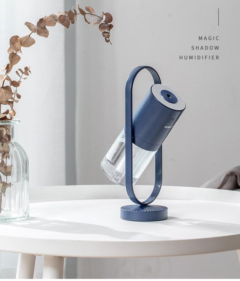 Mini Rotating Projection Humidifier with USB Charging – Moisturizing, Hydrating, Anti-Dryness & Air Purifying
