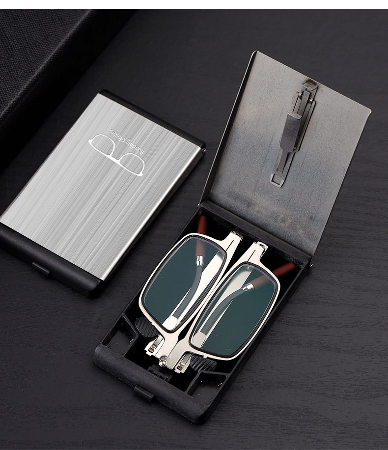 Foldable, Portable, Stick-on-Phone HD Anti-Blue Light & Fatigue-Reducing Glasses (Unisex)