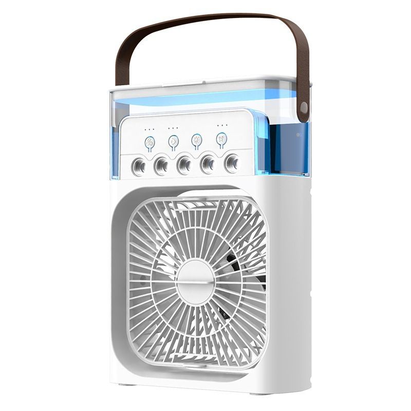 Best-selling Cooling Five-Hole Mist Humidifying Fan – Desk Fan for Offices and Halls of Residence