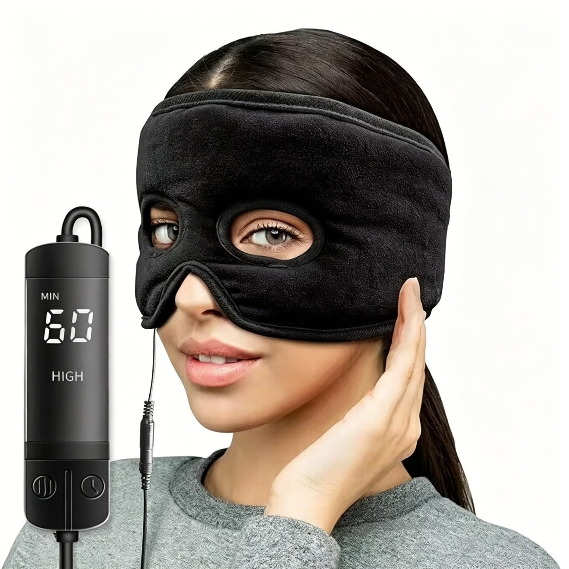 USB head circumference electric heating eye mask, nap shading, graphene heating eye mask, hot compress eye