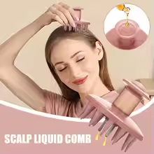 Multifunctional Silicone Scalp Applicator Head Massage Care Brush Hair Care Essential Oil Liquid Guid Comb Shampoo Dispenser